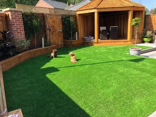 Artificial grass liverpool by Abel landscapes dog friendly