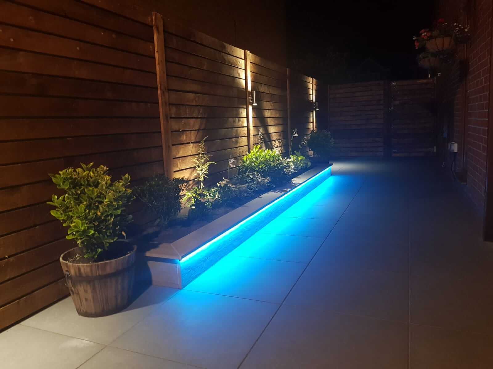 Garden Electrics LED Lights Liverpool by Abel landscapes