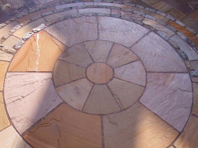 Circle Patio Closeup