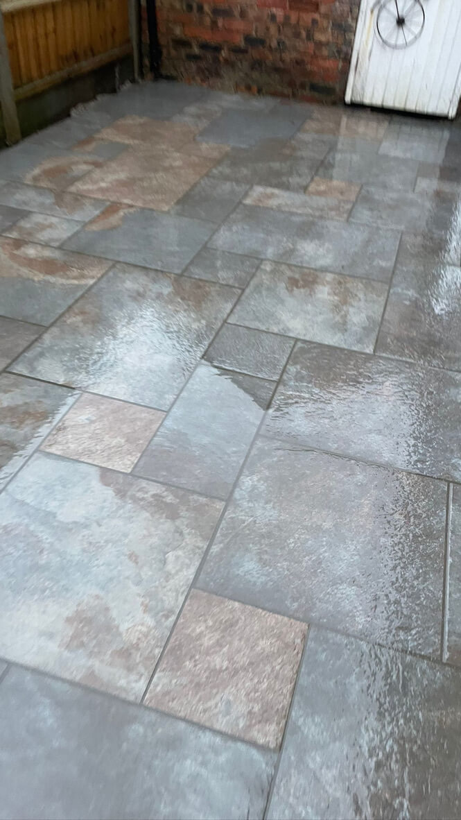 Marshalls Porcelain Copper Patio Crosby Abel LandscapesAbel Landscapes